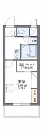 レオパレスチェリーロードの物件間取画像